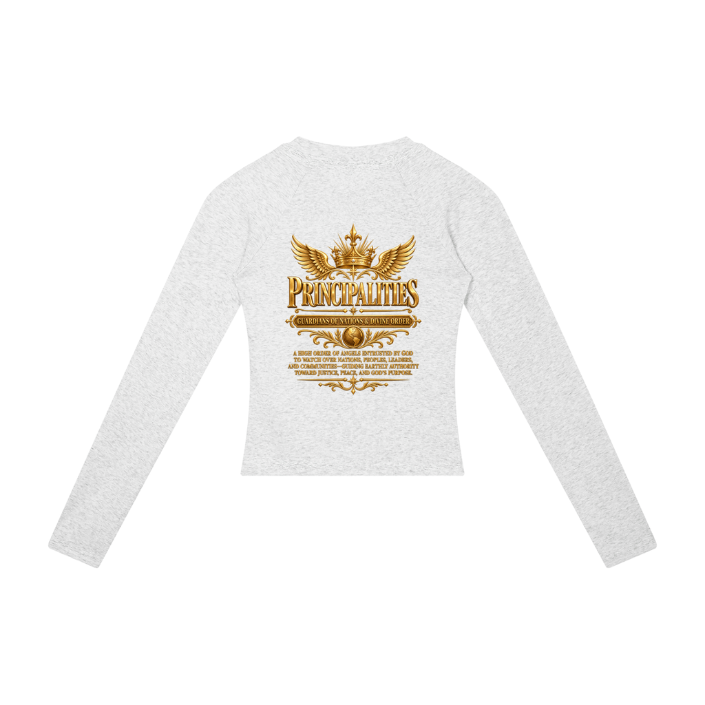 Jubiloré "Principalities" Women’s Slim Raglan Long Sleeve T-Shirt