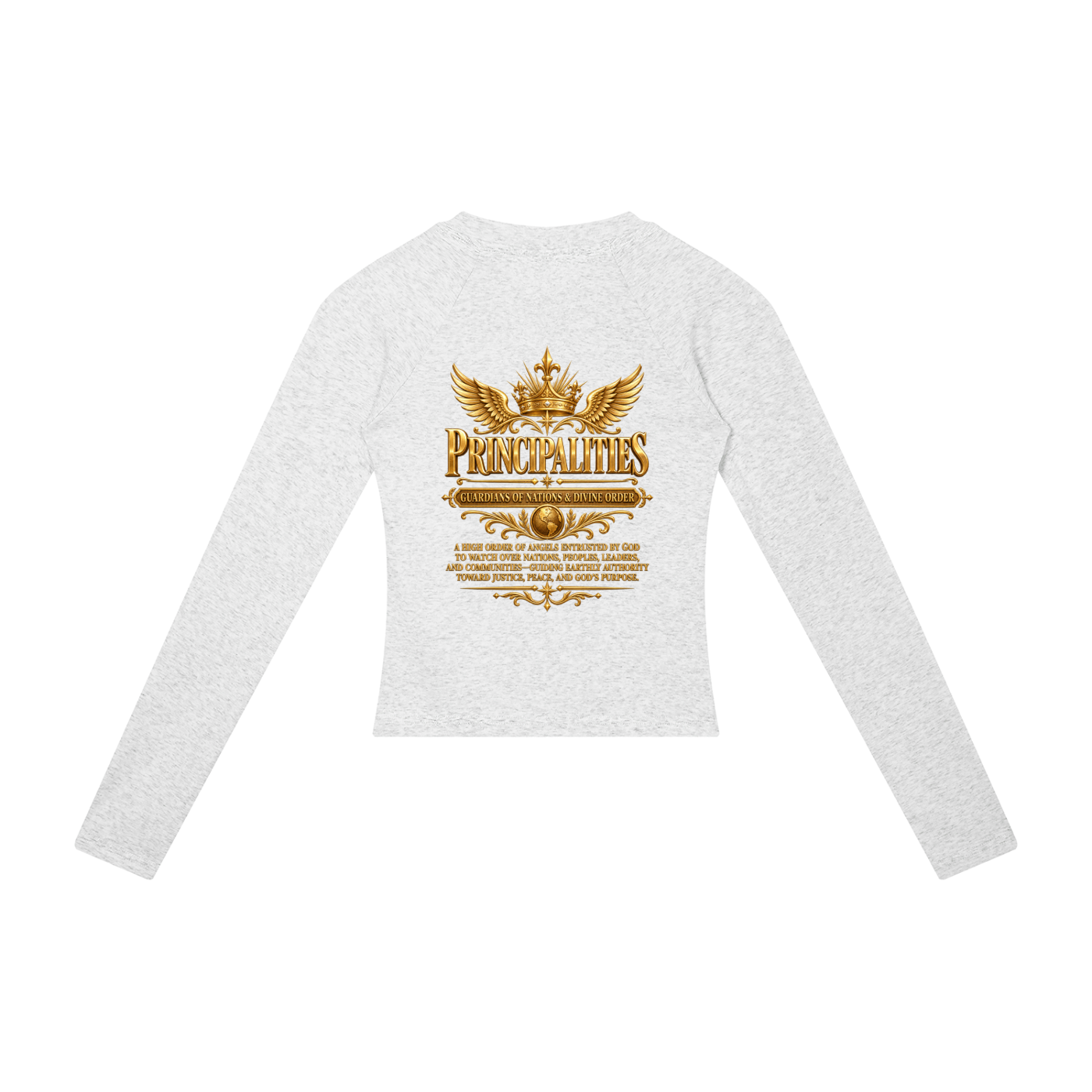 Jubiloré "Principalities" Women’s Slim Raglan Long Sleeve T-Shirt