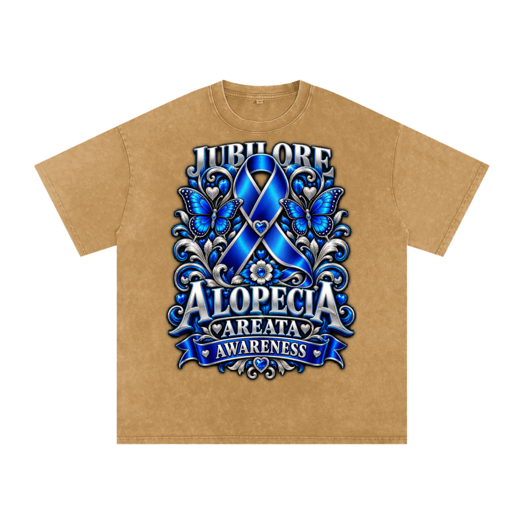 Jubilore "AAA" Snow Washed Oversized Cotton T-Shirt