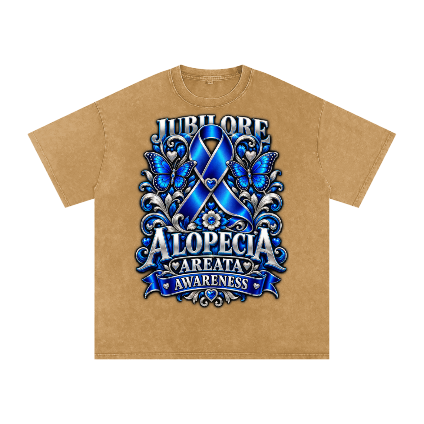 Jubilore "AAA" Snow Washed Oversized Cotton T-Shirt