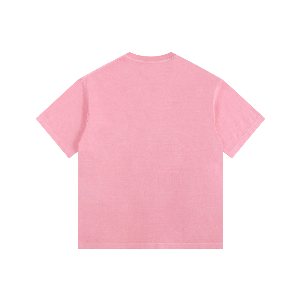 Jubilore "CC" Vintage Washed Oversized Cotton T-Shirt