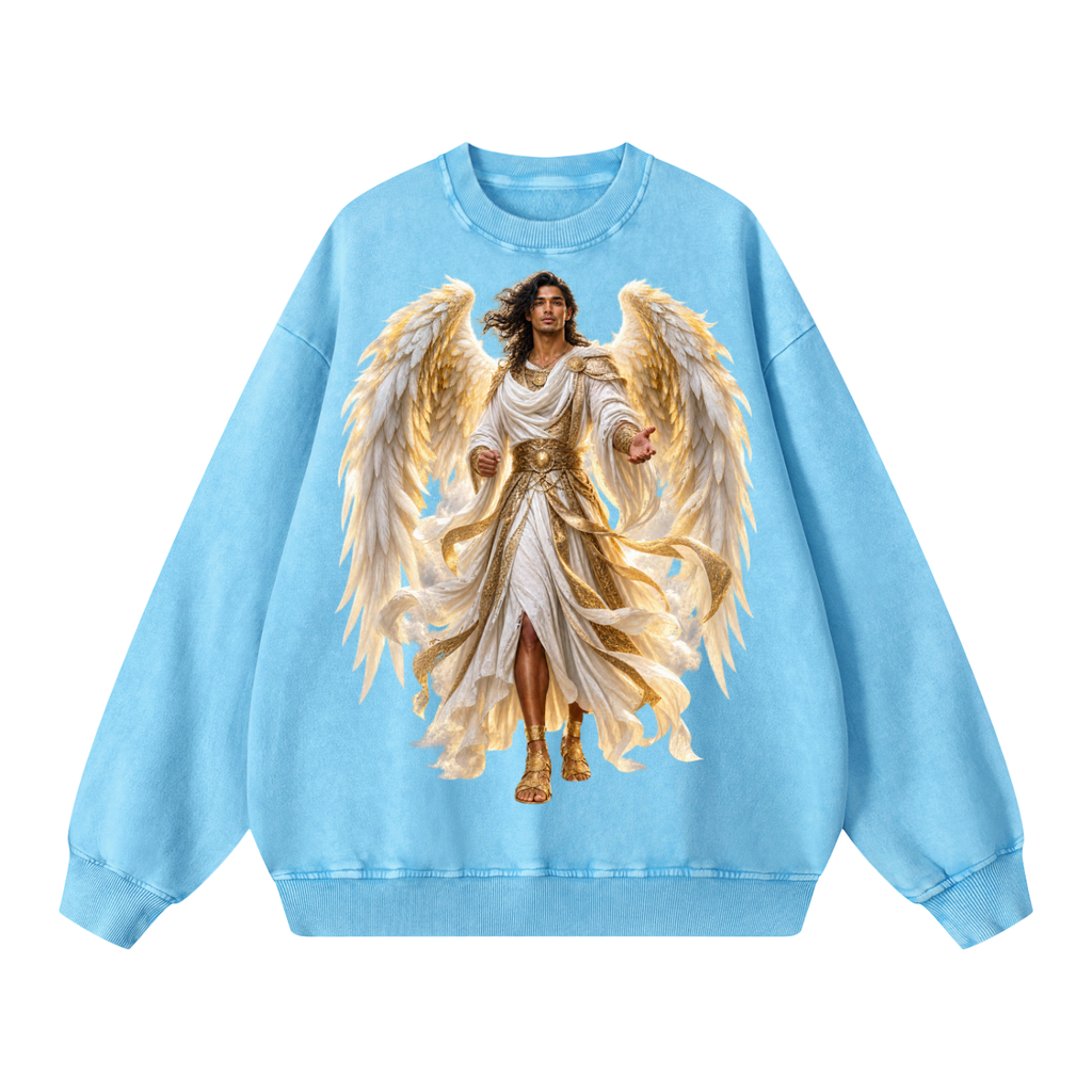 Jubilore "Gabriel" Snow Washed Oversized Sweatshirt