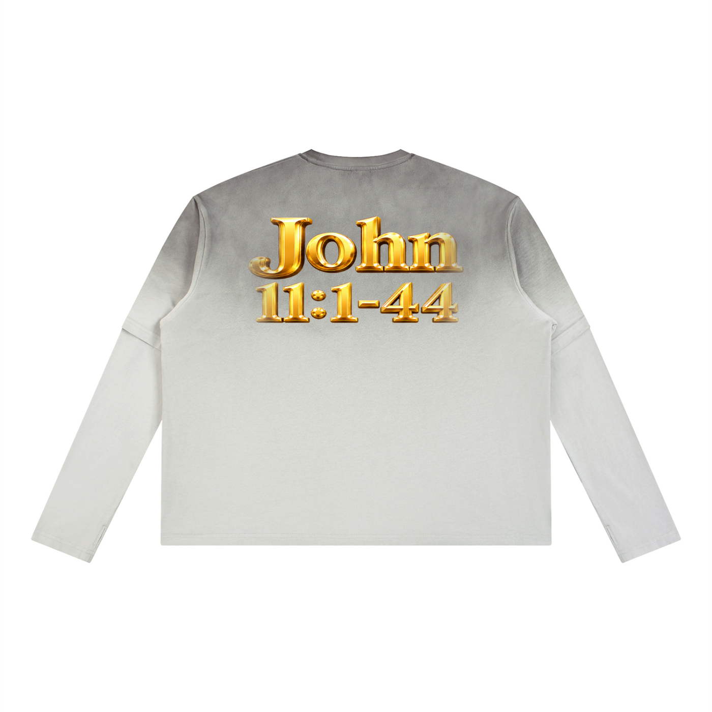 Jubilore "Jesus Resurrects Lazarus" Unisex Vintage Wash Layered T-Shirt