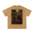 Jubilore "Sodom & Gomorrah" Snow Washed Oversized Cotton T-Shirt