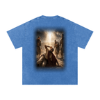 Jubilore “Paul” Snow Washed Oversized Cotton T-Shirt