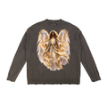 Jubilore "Virtues" Vintage Washed Hand-Frayed Sweater