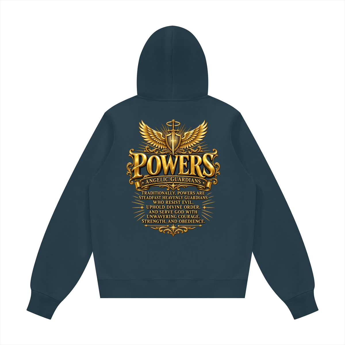 Jubilore "Powers" Unisex Fleece Regular Shoulder Hoodie