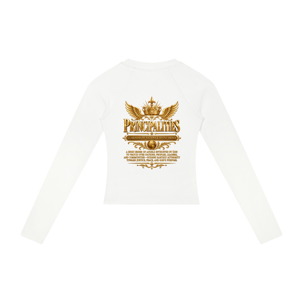 Jubiloré "Principalities" Women’s Slim Raglan Long Sleeve T-Shirt