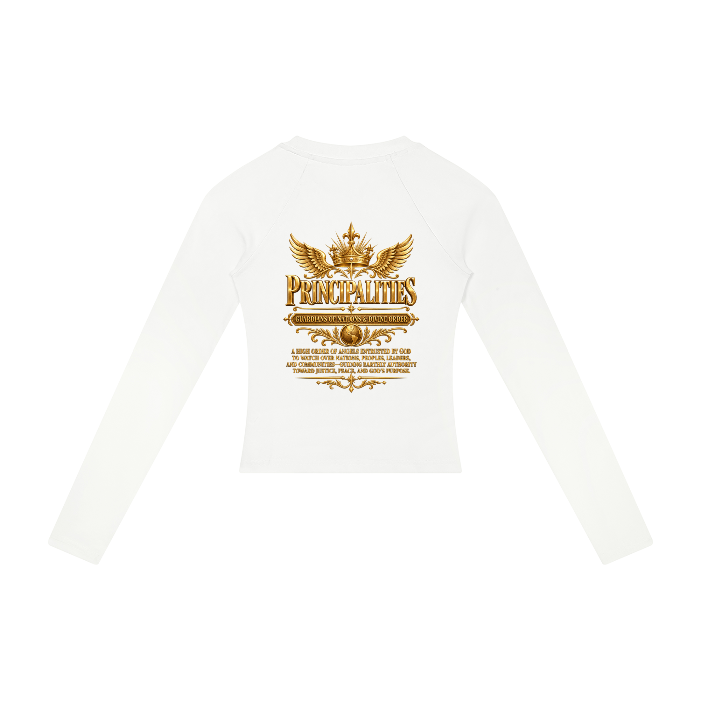Jubiloré "Principalities" Women’s Slim Raglan Long Sleeve T-Shirt