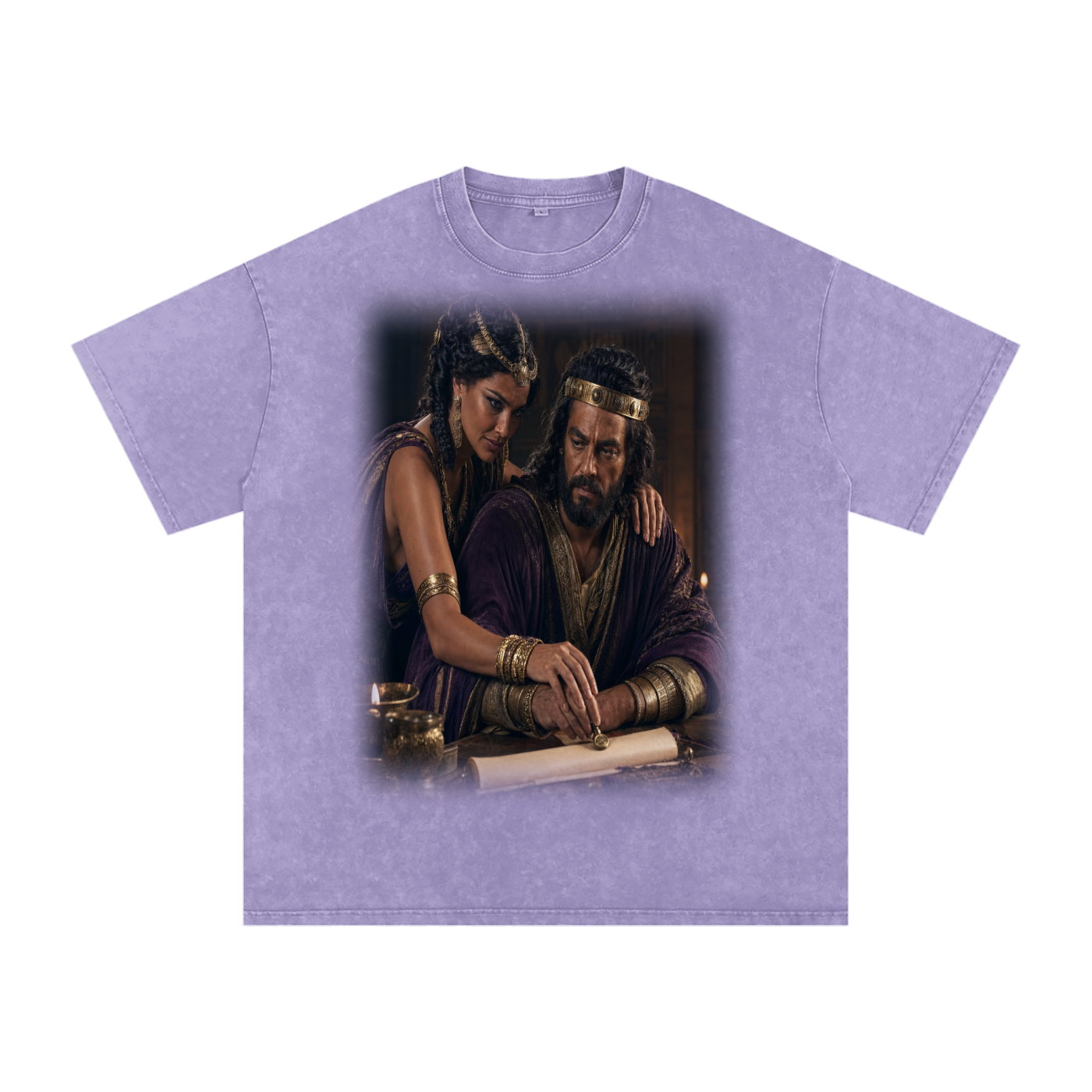 Jubilore “Jezebel” Snow Washed Oversized Cotton T-Shirt