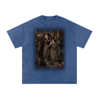 Jubilore “Paul” Snow Washed Oversized Cotton T-Shirt