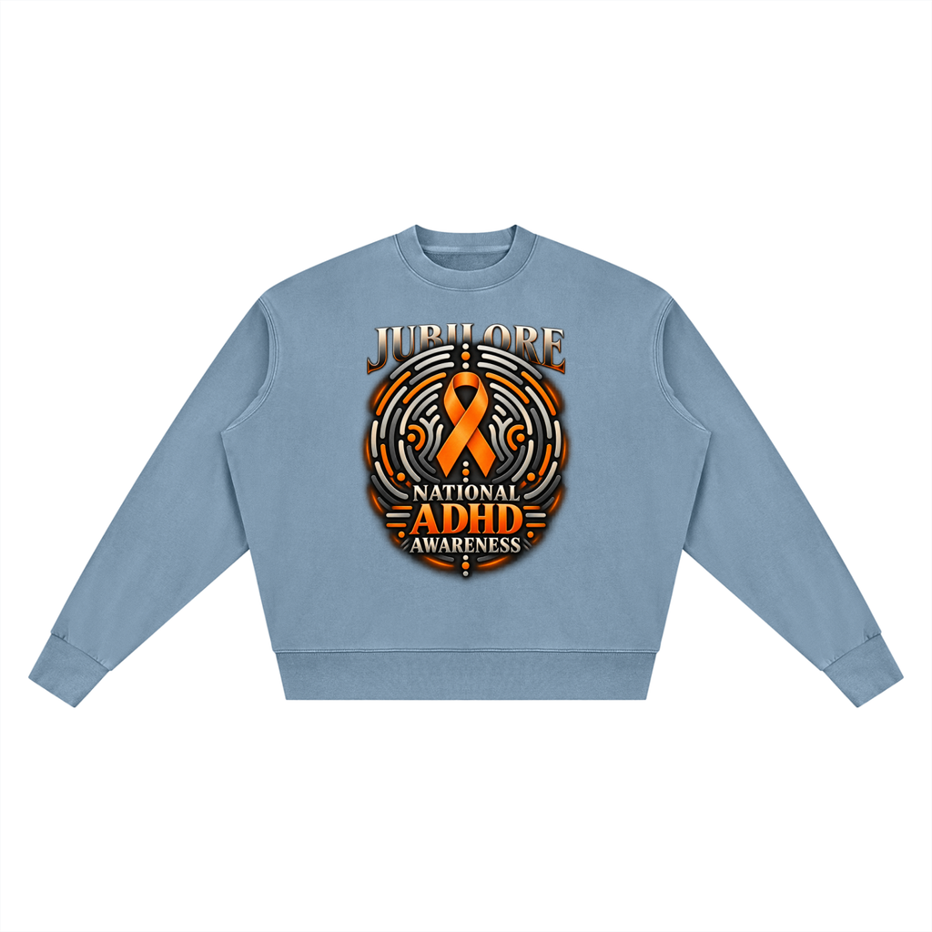Jubilore "NAA" Unisex Vintage Wash Crewneck Sweatshirt