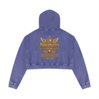 Jubiloré "Principalities" Women’s Mineral Washed Crop Hoodie