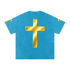 Jubilore "Jesus Is LORD" Snow Washed Oversized Cotton T-Shirt