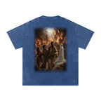Jubilore "Sodom & Gomorrah" Snow Washed Oversized Cotton T-Shirt