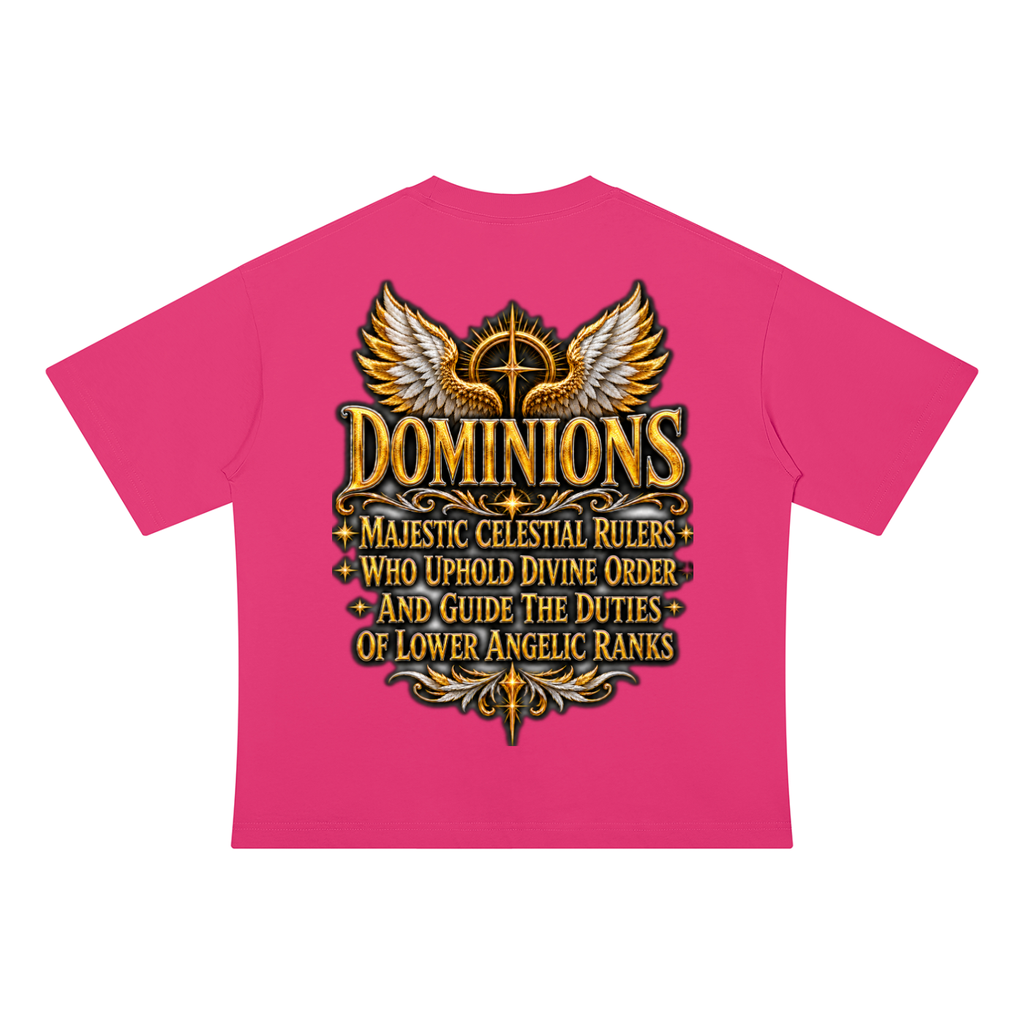 Jubilore "Dominions" Unisex Drop Shoulder Cotton T-Shirt