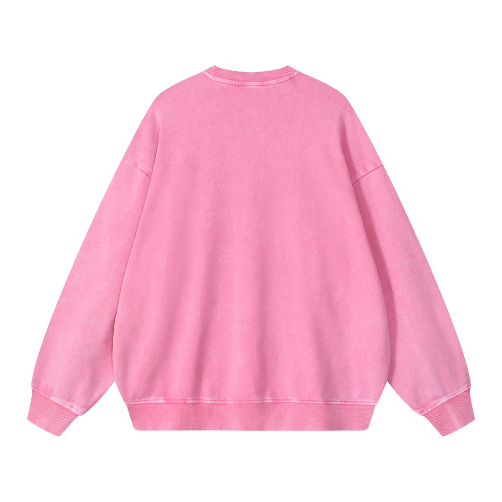Jubilore "NAA" Snow Washed Oversized Sweatshirt