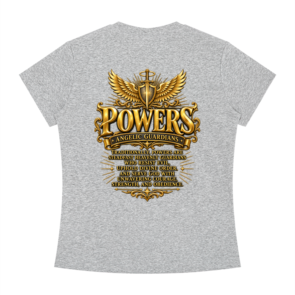 Jubiloré "Powers" Women's Slim Fit Crewneck T-Shirt