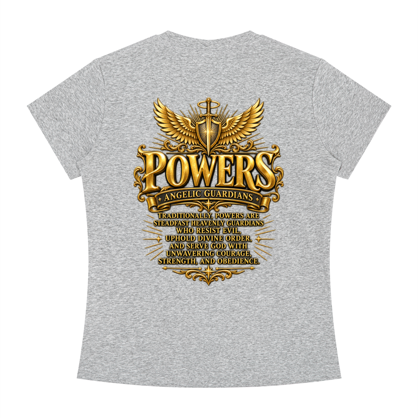 Jubiloré "Powers" Women's Slim Fit Crewneck T-Shirt