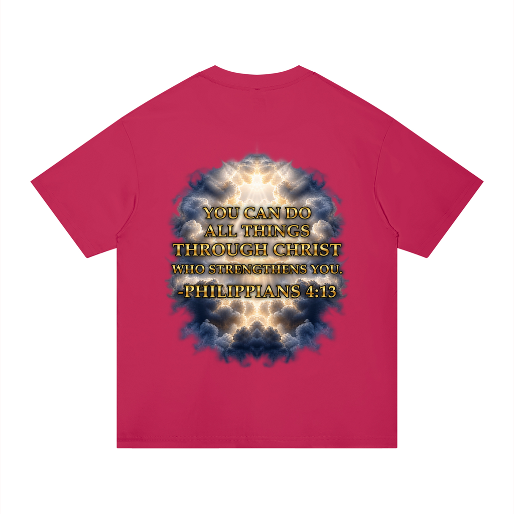 Jubilore "Christ Saves" Unisex Regular Fit Cotton T-Shirt
