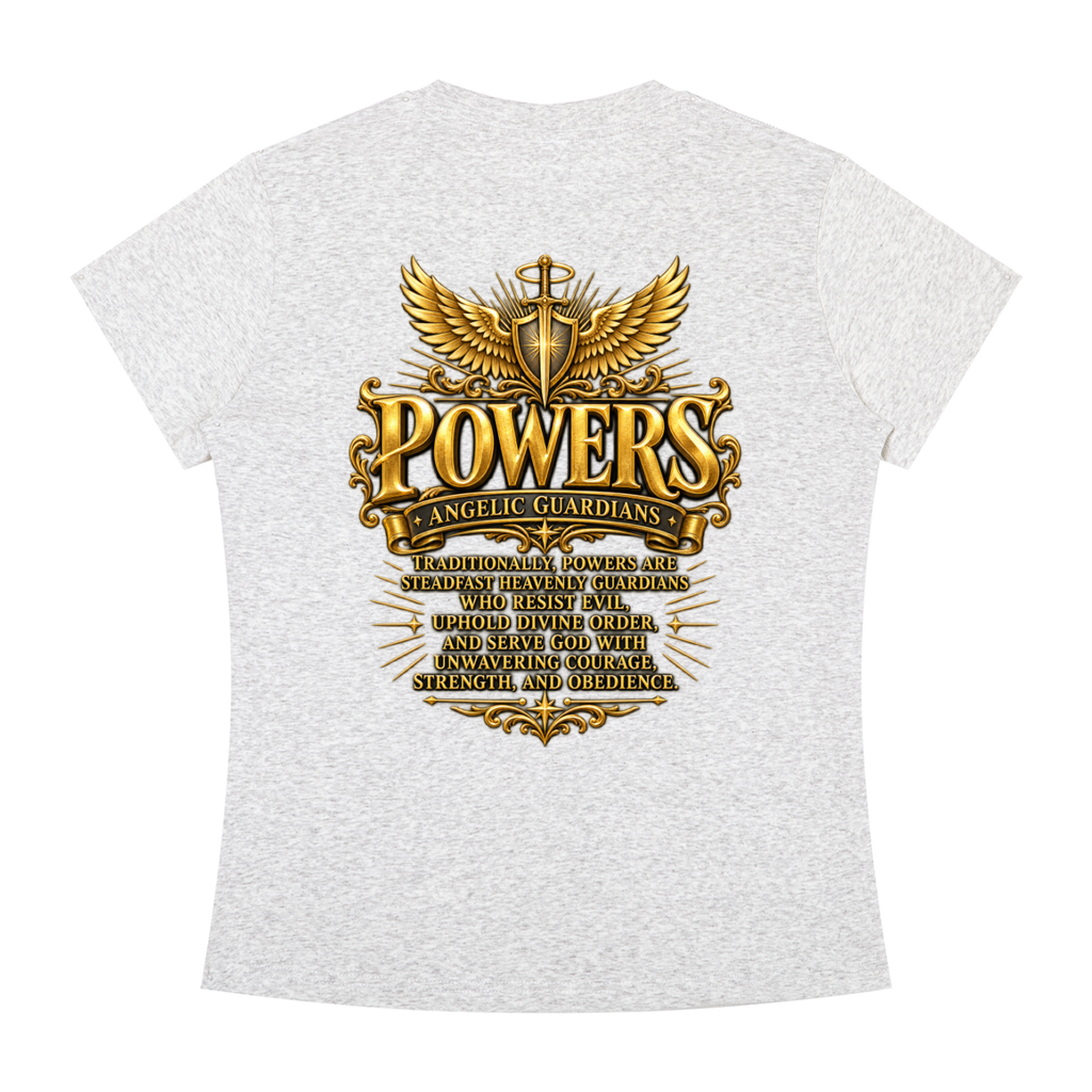 Jubiloré "Powers" Women's Slim Fit Crewneck T-Shirt
