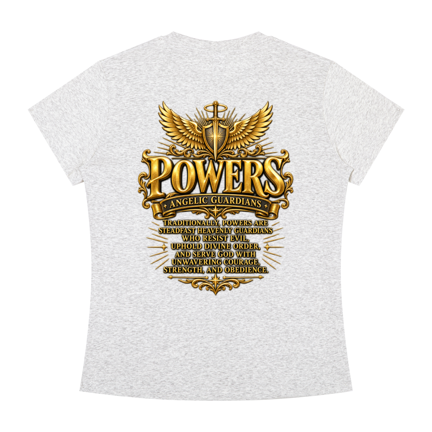 Jubiloré "Powers" Women's Slim Fit Crewneck T-Shirt