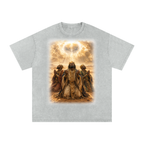 Jubilore "Three Wise Men" Snow Washed Oversized Cotton T-Shirt