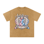 Jubilore "PILA" Snow Washed Oversized Cotton T-Shirt