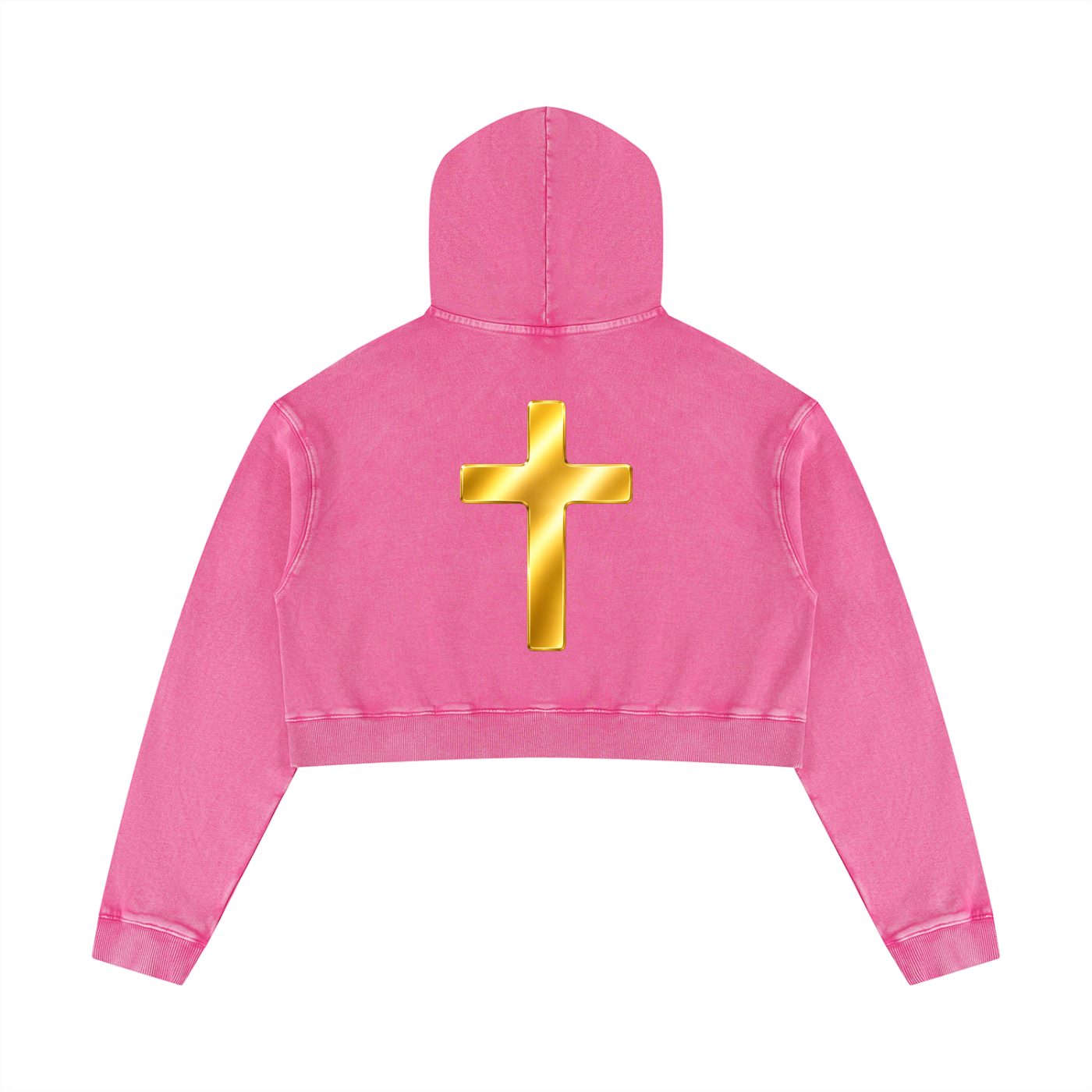 Jubiloré "BCA" Women’s Mineral Washed Crop Hoodie