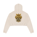 Jubiloré "Powers" Women’s Mineral Washed Crop Hoodie