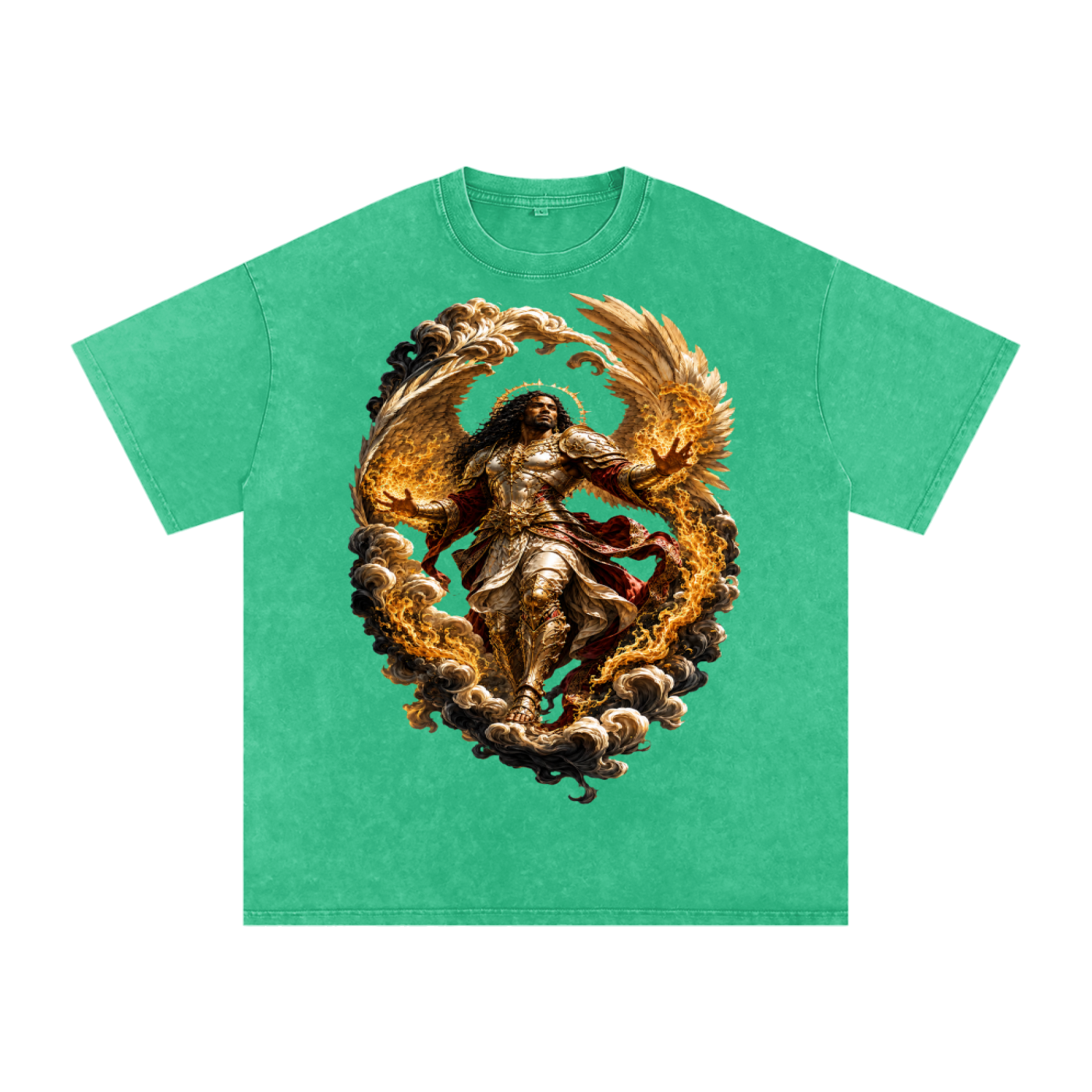 Jubilore Snow Washed Oversized Cotton T-Shirt