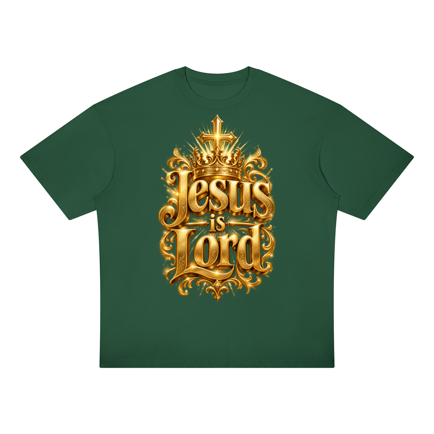 Jubilore "Jesus Is LORD" Unisex Oversized Drop Shoulder T-Shirt