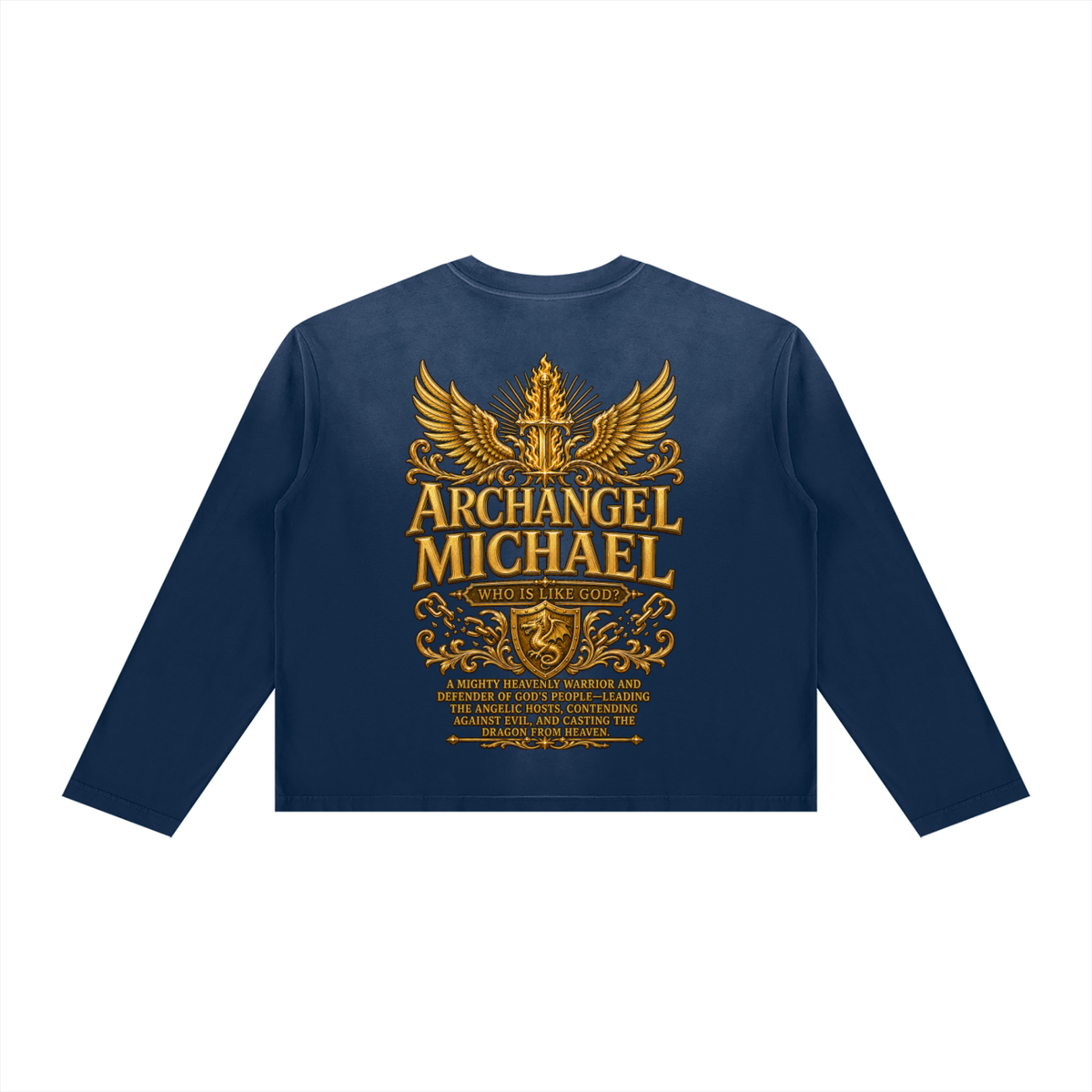 Jubilore "Michael" Unisex Sunfade Boxy Long Sleeve T-Shirt