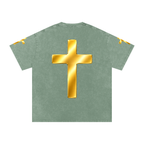 Jubilore "Jesus Is LORD" Snow Washed Oversized Cotton T-Shirt