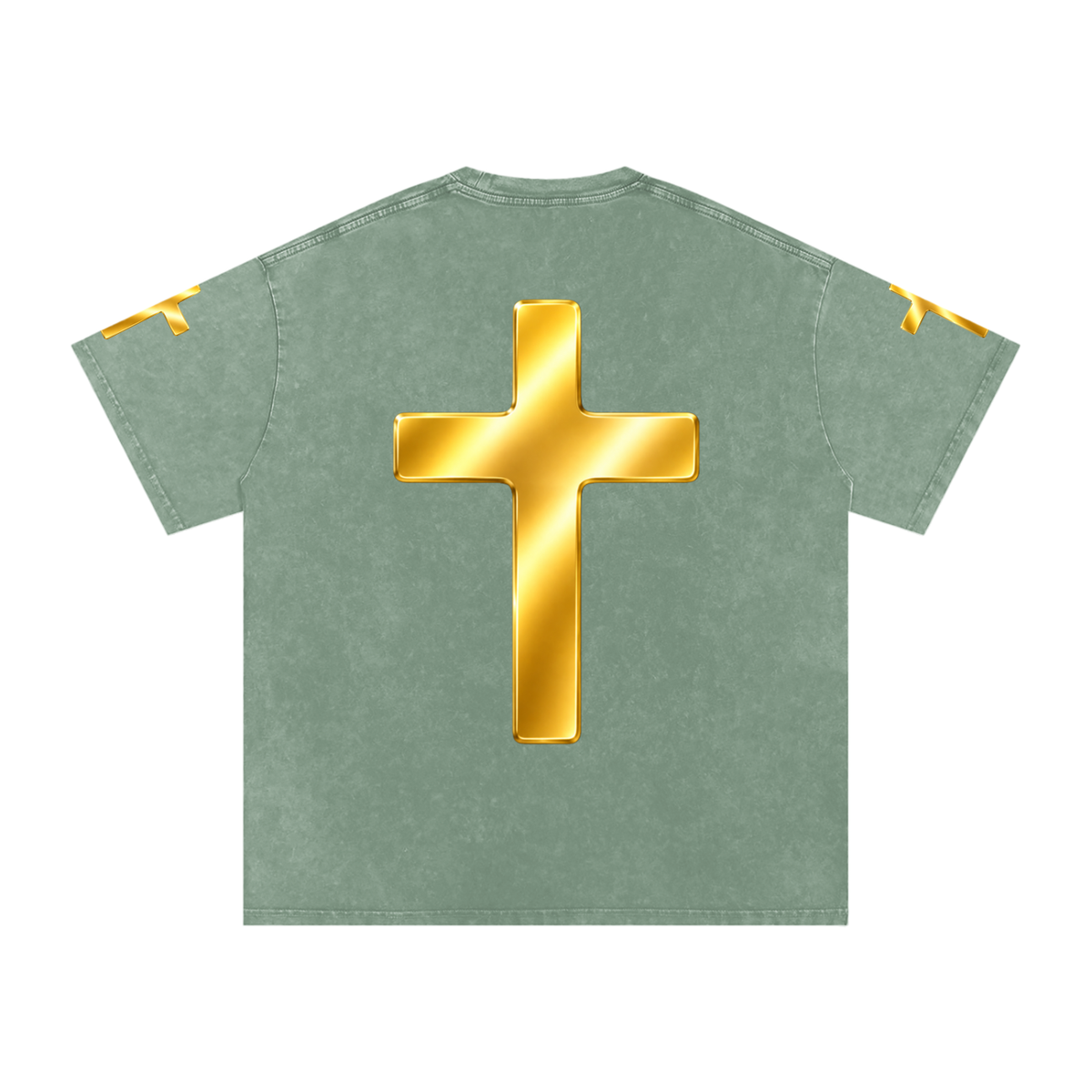 Jubilore "Jesus Is LORD" Snow Washed Oversized Cotton T-Shirt
