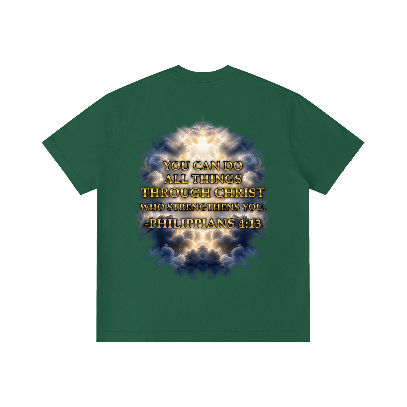 Jubilore "Christ Saves" Unisex Vintage Wash Distressed T-Shirt