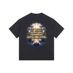Jubilore "Christ Saves" Vintage Washed Oversized Cotton T-Shirt