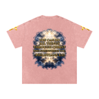 Jubilore "Christ Saves" Snow Washed Oversized Cotton T-Shirt