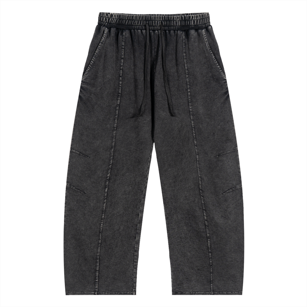 Jubilore Snow Wash Drawstring Cotton Pants