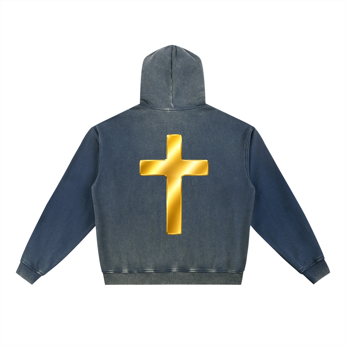 Jubilore "Jesus Is LORD" Vintage Washed Gradient Fleece Hoodie