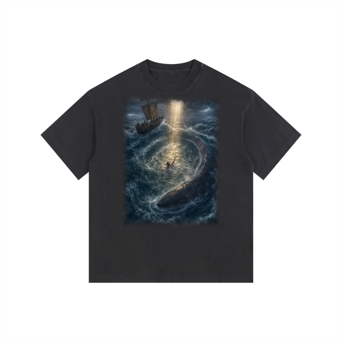 Jubilore "Jonah" Vintage Washed Oversized Cotton T-Shirt