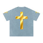Jubilore "Jesus Is LORD" Snow Washed Oversized Cotton T-Shirt