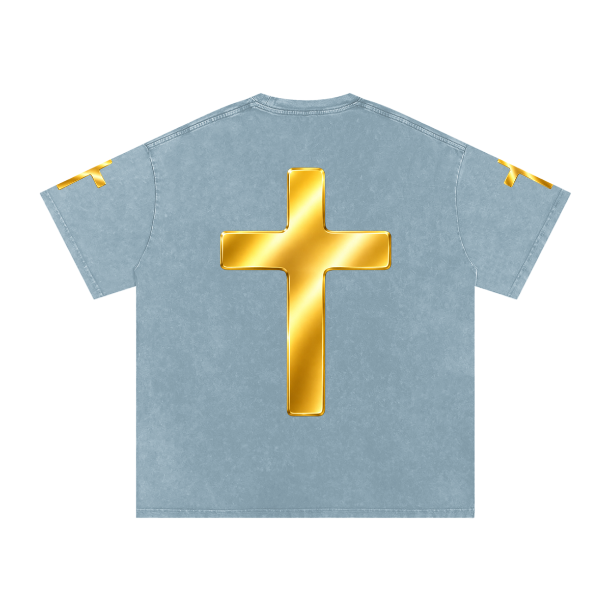 Jubilore "Jesus Is LORD" Snow Washed Oversized Cotton T-Shirt
