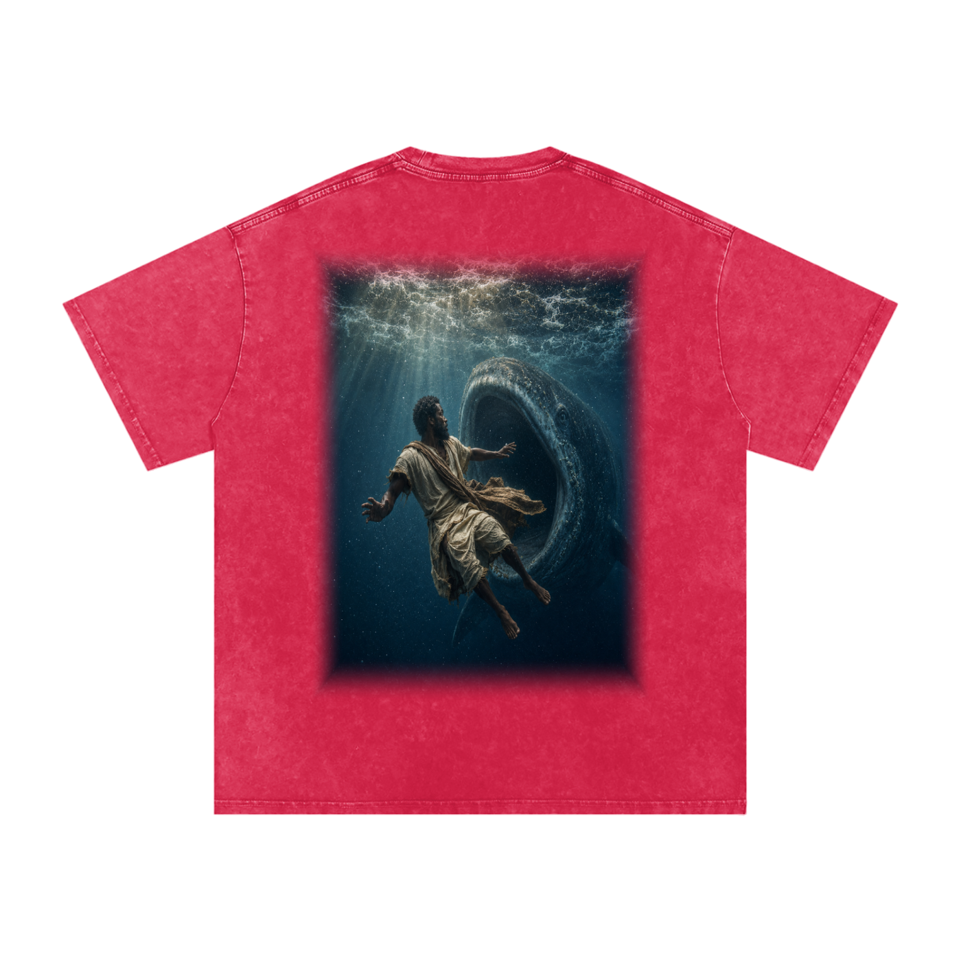 Jubilore "Jonah" Snow Washed Oversized Cotton T-Shirt
