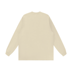 Jubilore "PILA" Unisex Raw Hem Long Sleeve T-Shirt