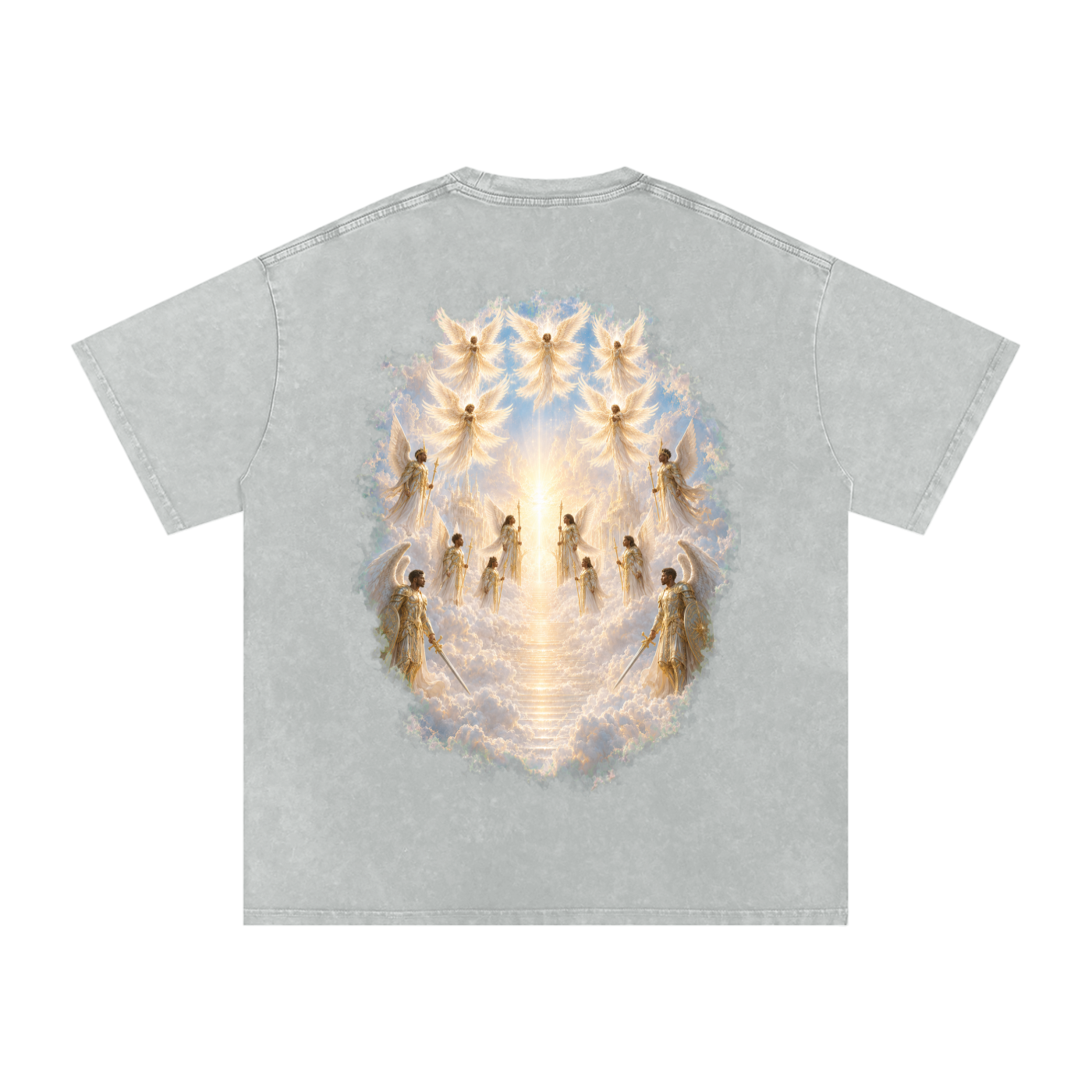Jubilore Snow Washed Oversized Cotton T-Shirt