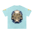 Jubilore "Christ Saves" Snow Washed Oversized Cotton T-Shirt
