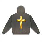 Jubilore "Jesus Is LORD" Vintage Washed Gradient Fleece Hoodie
