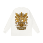 Jubilore "Michael" Unisex Raw Hem Long Sleeve T-Shirt