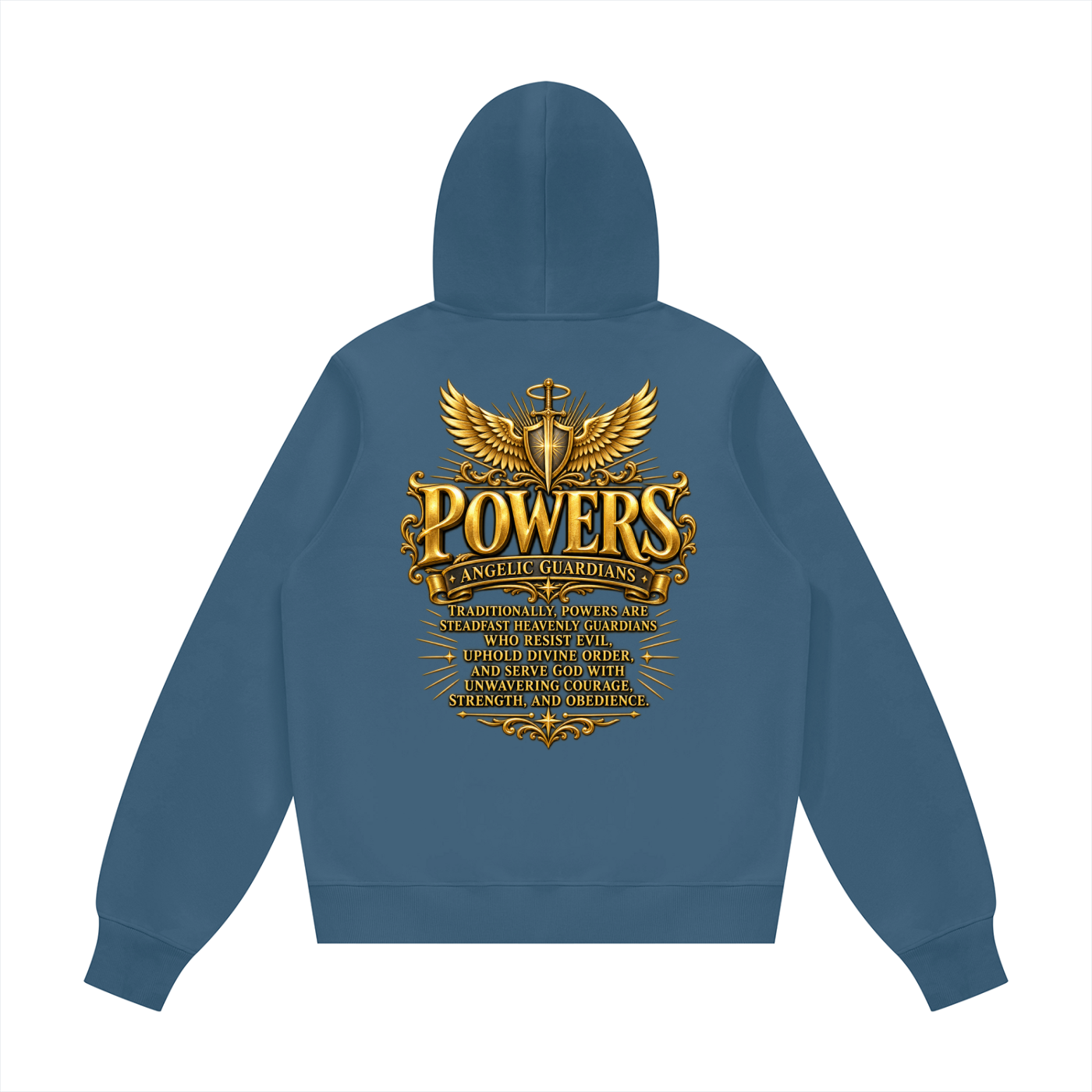 Jubilore "Powers" Unisex Fleece Regular Shoulder Hoodie